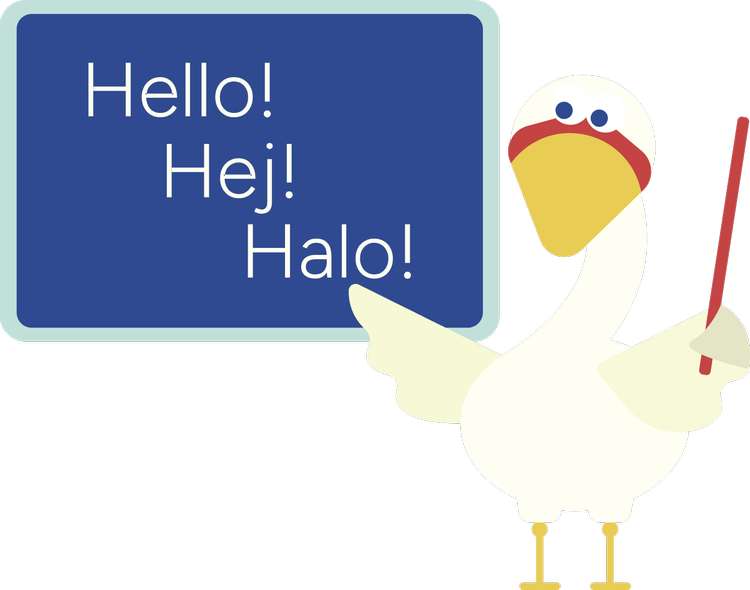 Bird teaching language